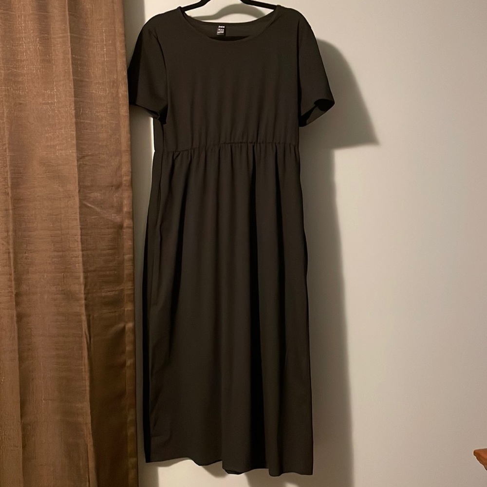 Simple modest black dress
